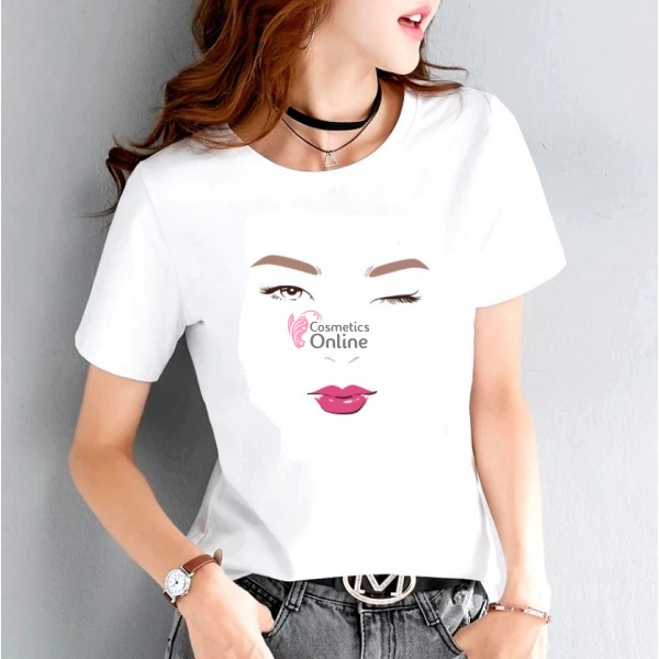 Sticker cu desen pentru tricouri sau sorturi in salon SBA008L 11x12